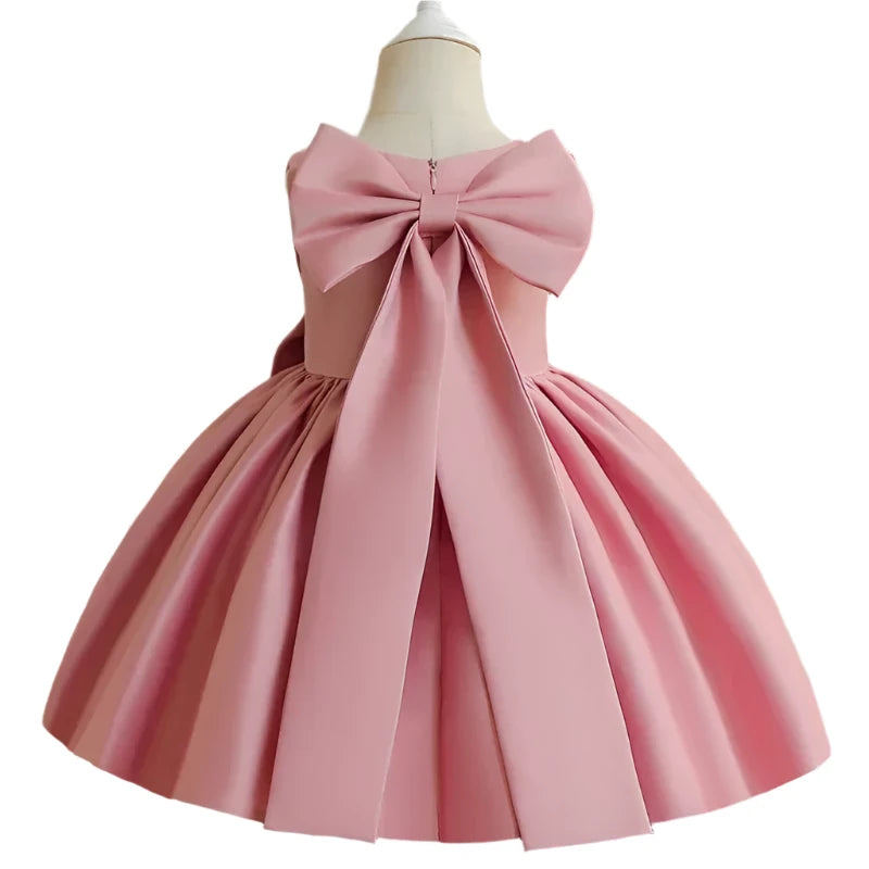 Girl’s Summer New Bow Dress — Princess Style
