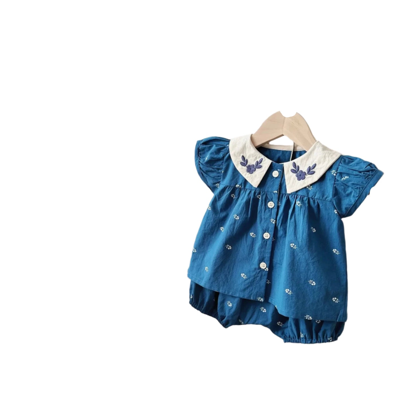 Floral Summer Baby Girl Clothing Set
