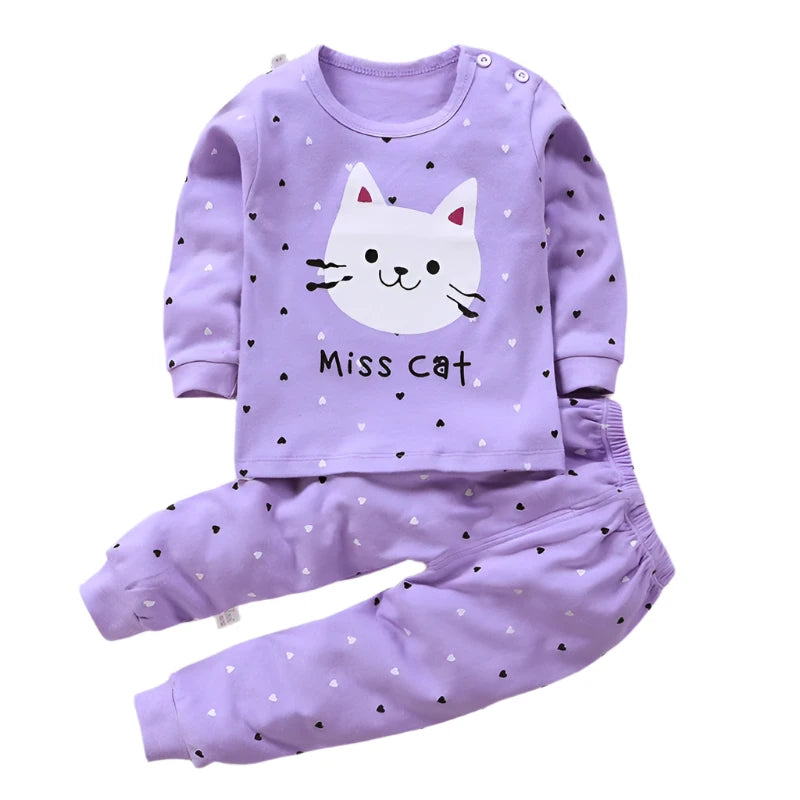 Baby Cotton Cartoon Autumn Set