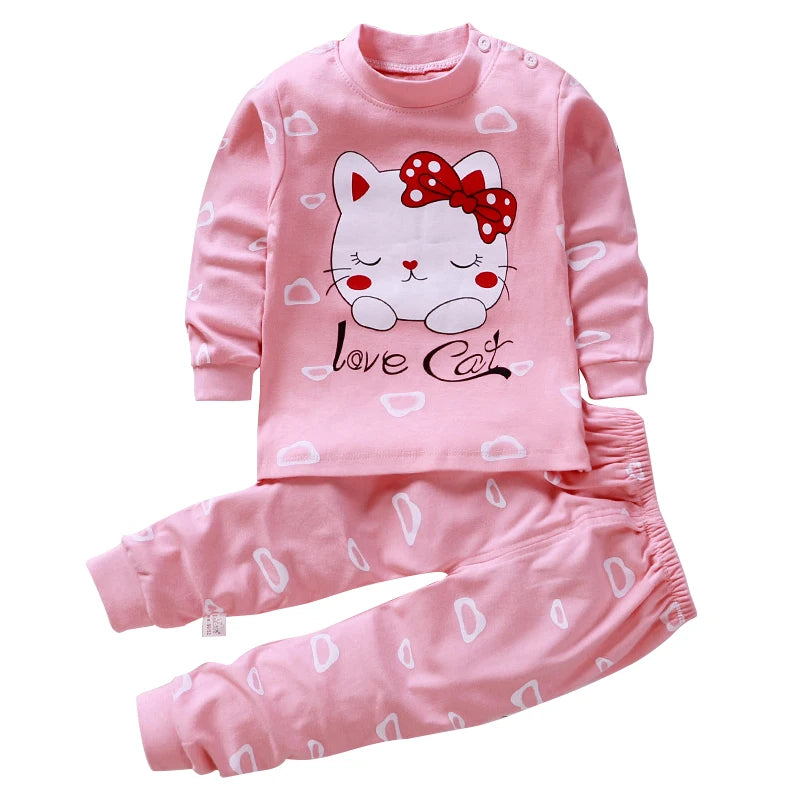 Baby Cotton Cartoon Autumn Set