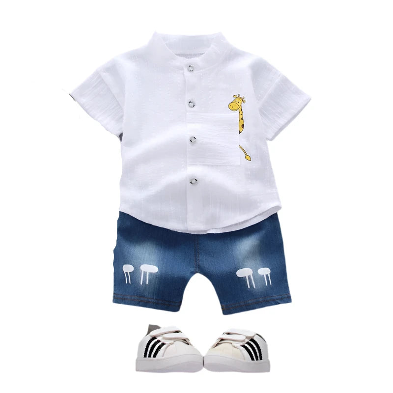 New Summer Toddler Boys Outfit Set