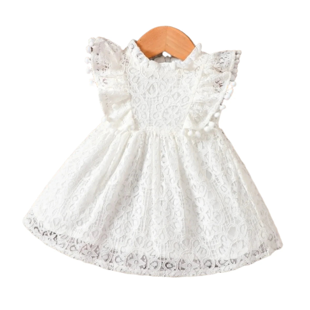 Summer Baby Girl Solid Color Princess Dress