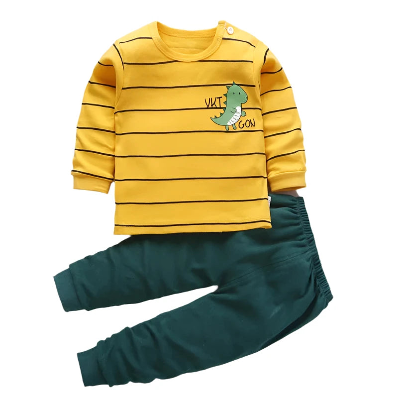 Baby Cotton Cartoon Autumn Set