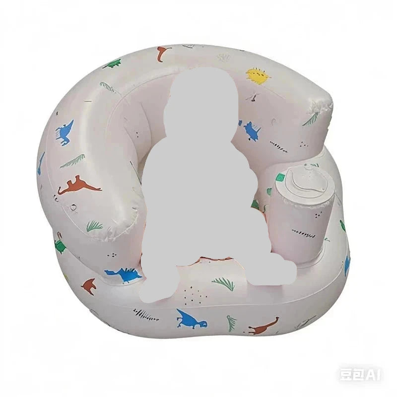 Inflatable Baby Seat Sofa with Built-in Air Pump