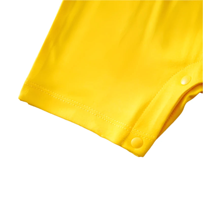 Newborn Baby Yellow Monkey Romper