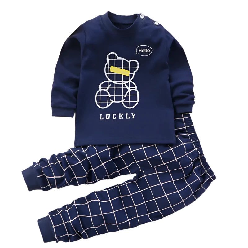Baby Cotton Cartoon Autumn Set
