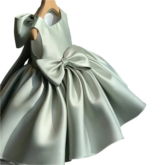 Girl’s Summer New Bow Dress — Princess Style