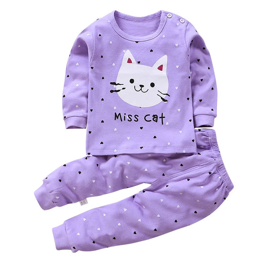 Baby Cotton Cartoon Autumn Set