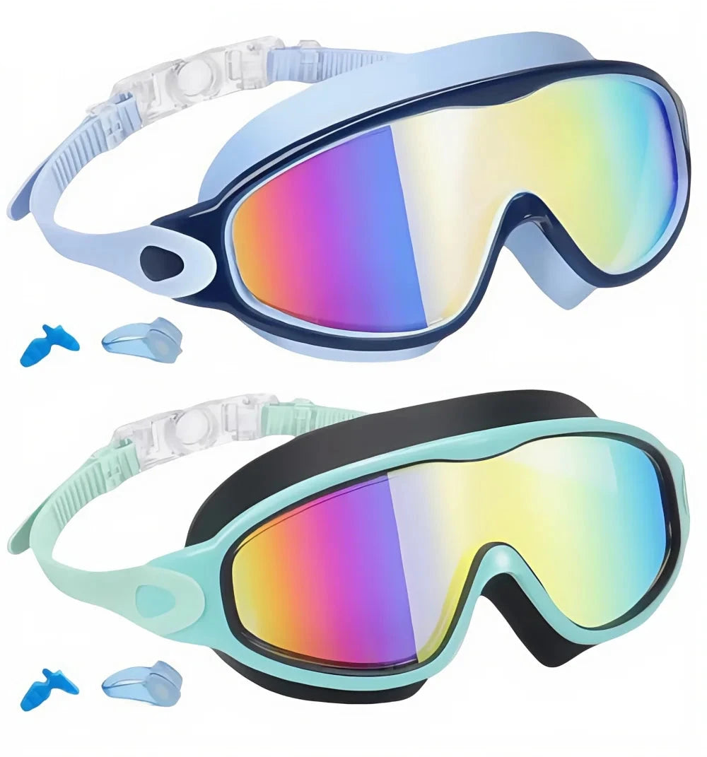 2PCS Kids Swimming Goggles | Anti-fog, UV380 Protection