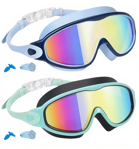 2PCS Kids Swimming Goggles | Anti-fog, UV380 Protection