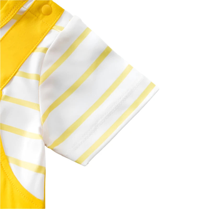 Newborn Baby Yellow Monkey Romper