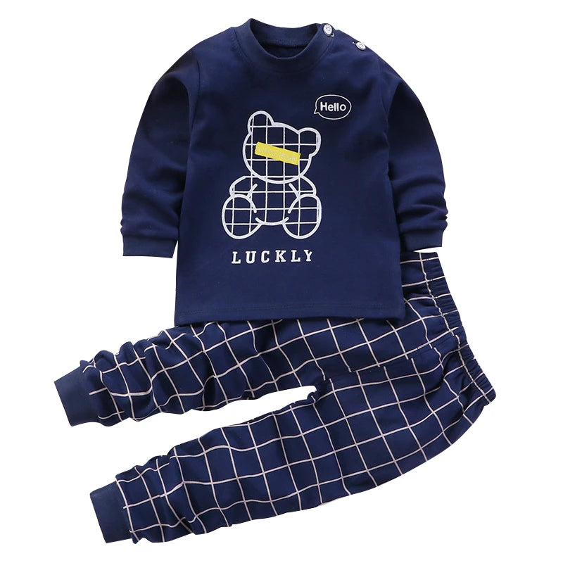 Baby Cotton Cartoon Autumn Set