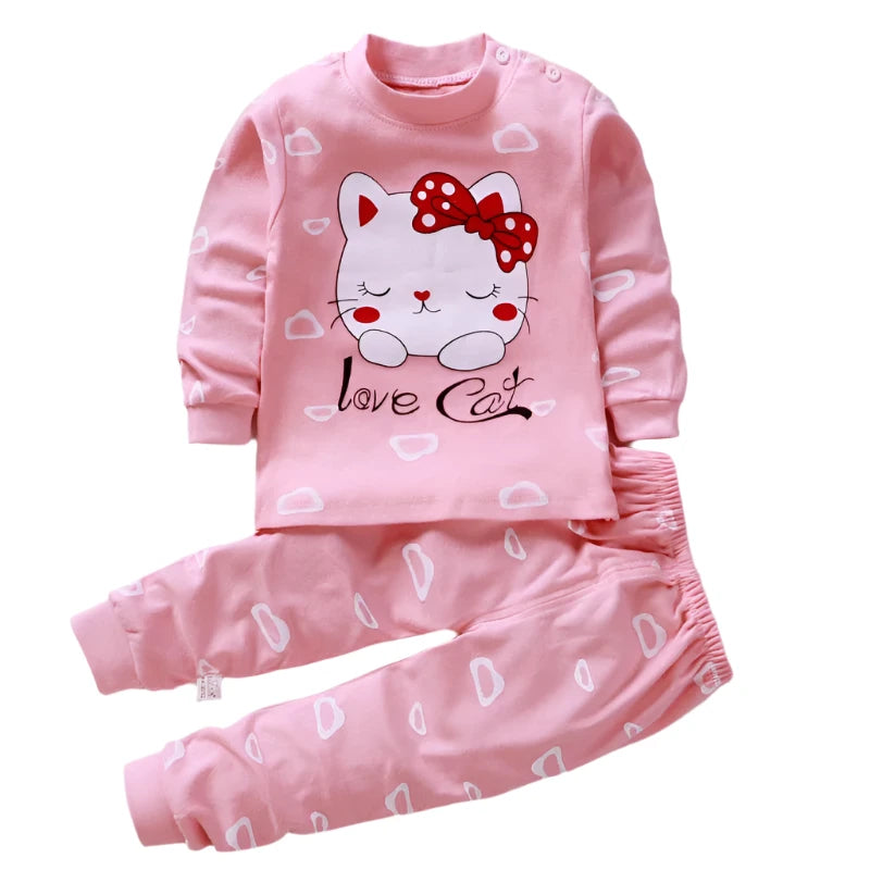 Baby Cotton Cartoon Autumn Set