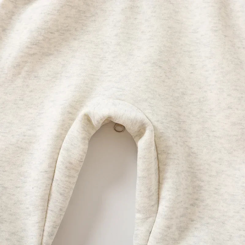 Baby Winter Thick Jumpsuit | Fur Lined Sporty Romper