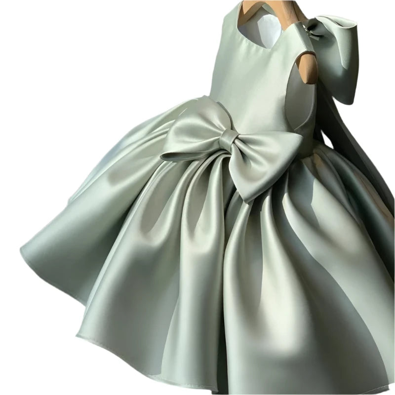 Girl’s Summer New Bow Dress — Princess Style