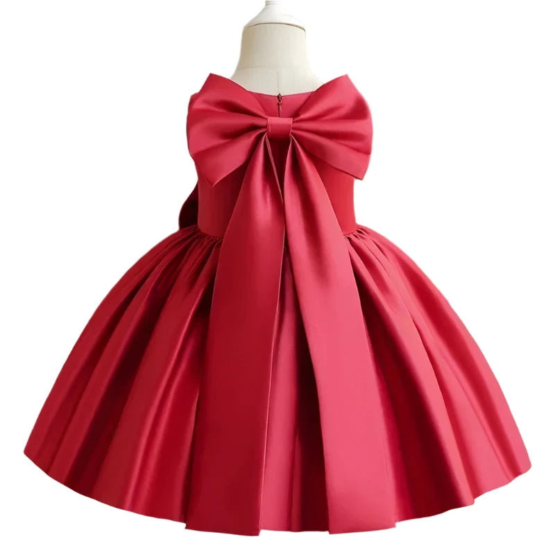 Girl’s Summer New Bow Dress — Princess Style
