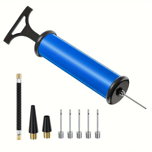 Portable Multifunctional Ball Pump with Needle & Nozzle